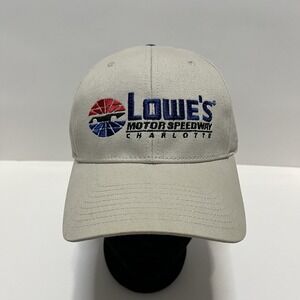 Lightwear Lowe's Motor Speedway Charlotte Beige Adjustable Cap‎